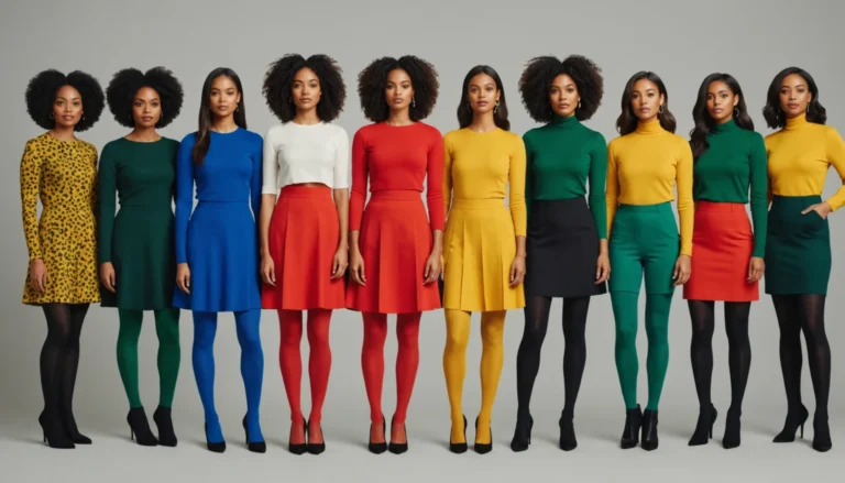 Couleurs audacieuses : réinventer le collant opaque pour femmes